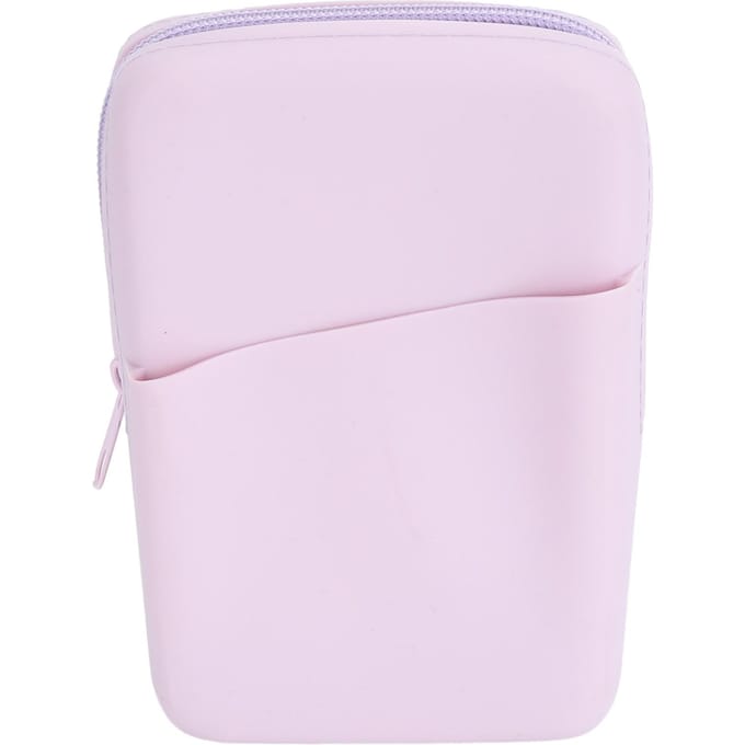 Siliconen Waterfles Tas Ritsvak Waterbestendig Verstelbare Antislip Riem Buitenkant white