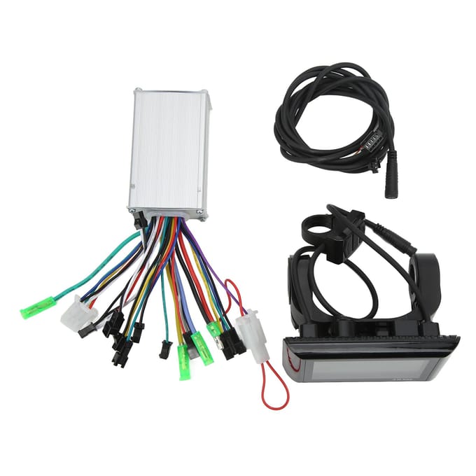 24V?48V 250W350W Elektrische Fiets Borstelloze Controller SW900 LCD Display Paneel Kit voor 22.2mm white