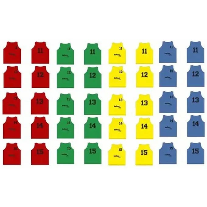 Set van 5 kazuifels genummerd van 11 tot 15 Softee