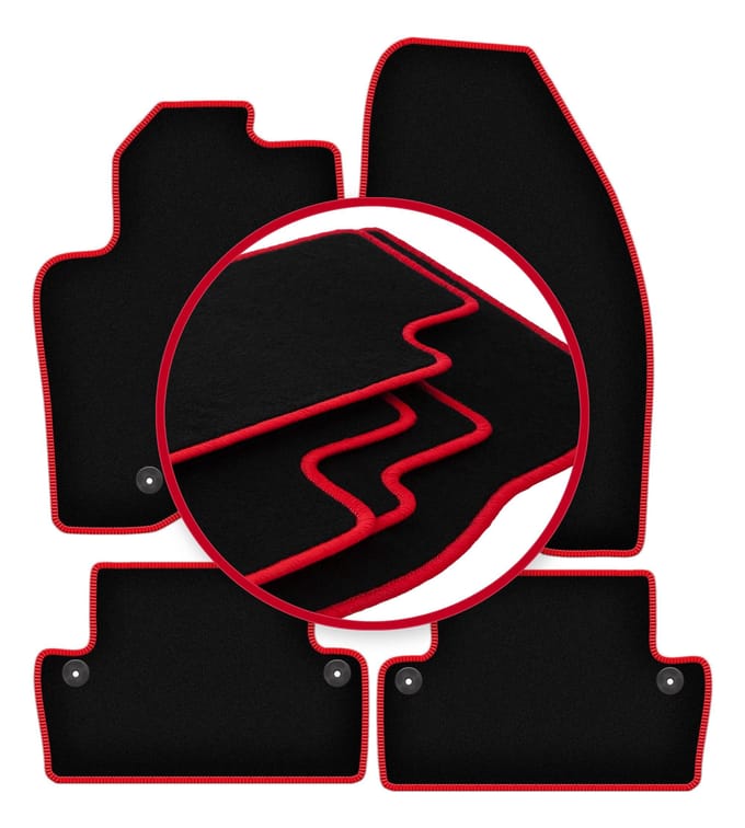 CARLUX-RED automatten voor: Volvo S60 I liftback (2000-2009)