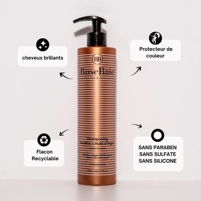 Shampoing argan post coloration 500ml RP2274