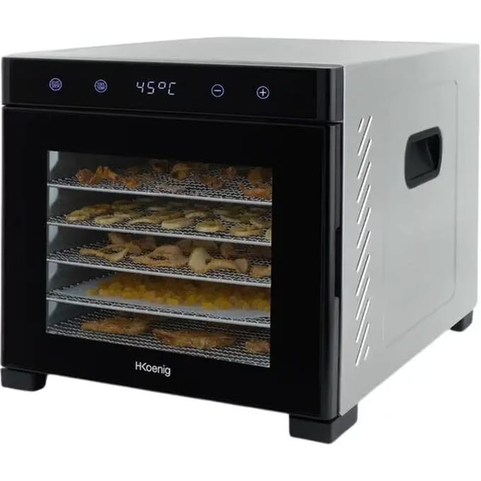 Voedseldroger - HKoeNIG - DSY900 - Timer - Variabele temperatuur - Vermogen 650 W