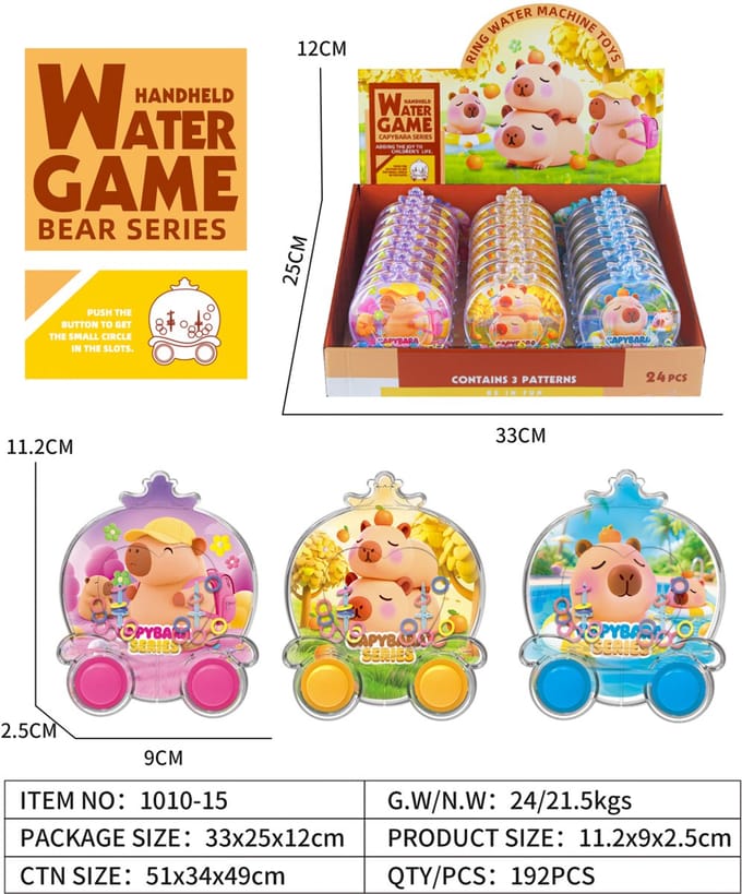 Duckiez Watergame Capybara - 1 stuk