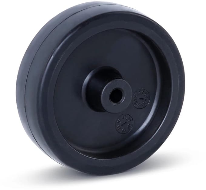Meubel wiel zwart - 75mm - 60kg