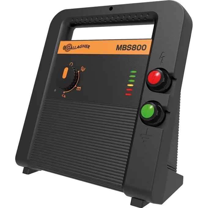 Gallagher MBS800 Multi Power Schrikdraad (230V/12V/Solar) - Voor krachtige installaties