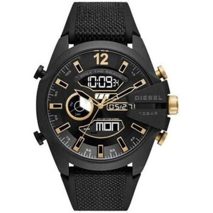 Diesel Mega Chief DZ4552 Herenhorloge  51 mm - Zwart