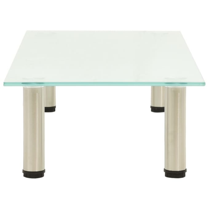 vidaXL - Tv-meubel - 80x35x17 - cm - gehard - glas - mat