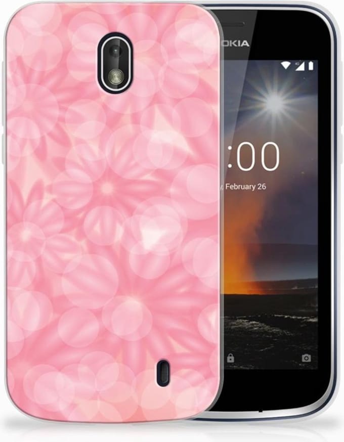 Nokia 1 TPU Case Spring Flowers