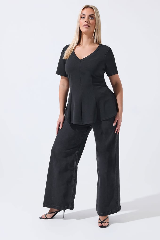 Limited Collection Yours Zwarte Korsettopsize 42