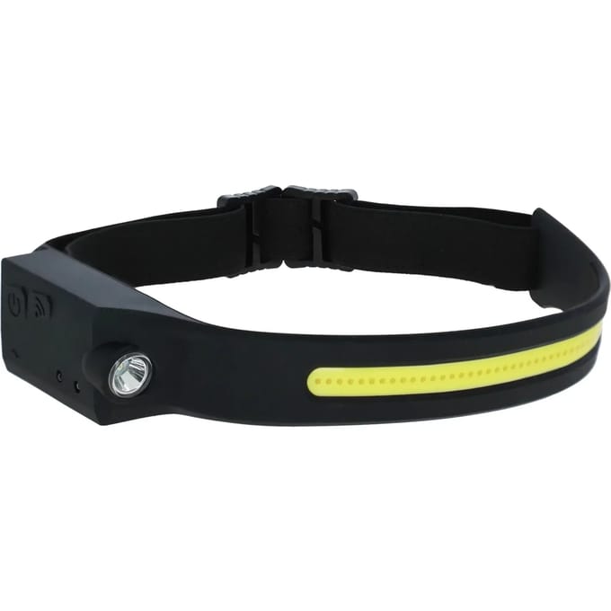 Kerbl Works LED-hoofdlamp HeadFire met sensor HeadFire 280, 0,8 mAh hond