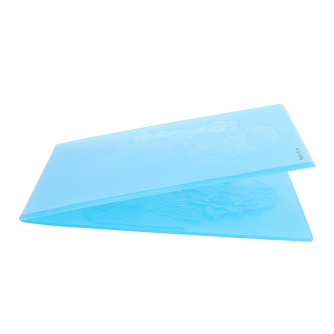 Embossing Folder A6 Formaat Bloemen Plastic 3D Getextureerd Bloemen Achtergrond voor Kaarten Maken Scrapbooking white