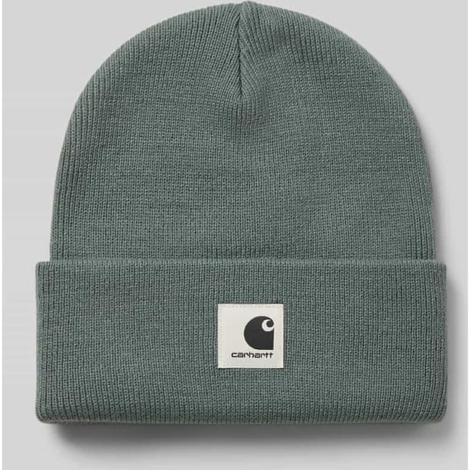 Beanie met labeldetail Model 'Ashley'