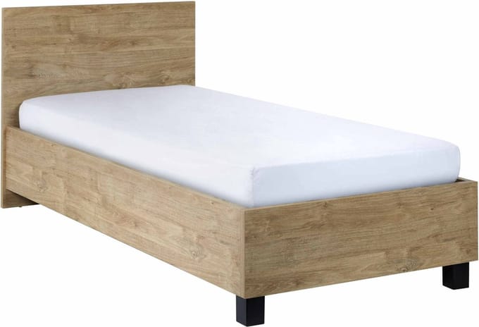 Bed Edison Eiken - 90x200cm - Hoogte 90 cm