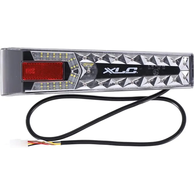linksachterlicht voor fietsendrager XLC azura xtra led