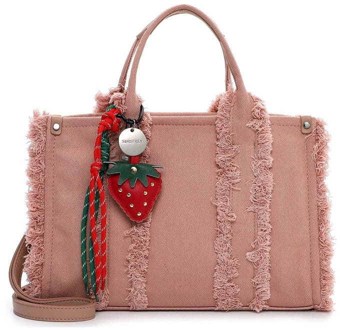 SURI FREY schoudertas Kally Cityshopper Rose oud roze
