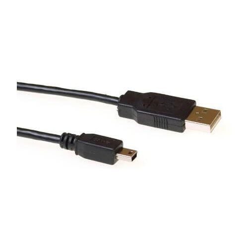 Kabel ACT USB 2.0 A male - USB mini B5 male 3 meter