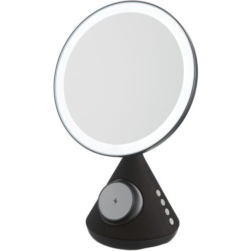 TRONIC Make-up spiegel met Bluetooth-speaker en verlichting (Zwart)