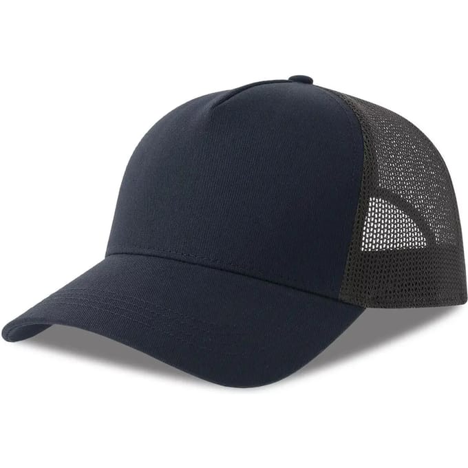 Atlantis Headwear Rapper Cotton-S Cap AT535 - NAVY/DARK GREY - One size
