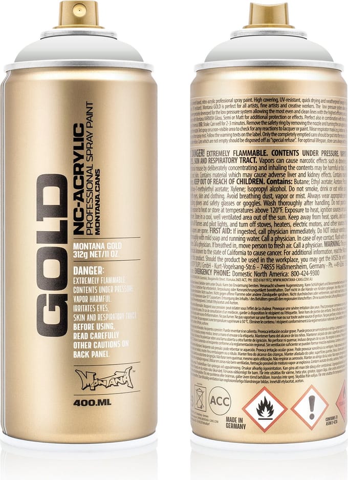 Montana GOLD G7010 Marble spuitbus 400ml