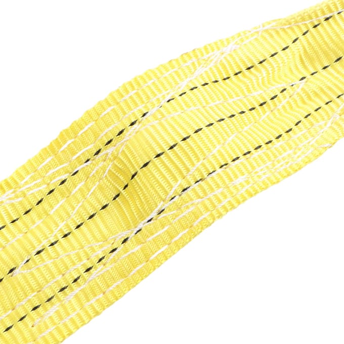 3T Platte Hijstouw met Dubbele Gespen Polyester Webbing Hijsband voor Industriële Kraan 2 Meter