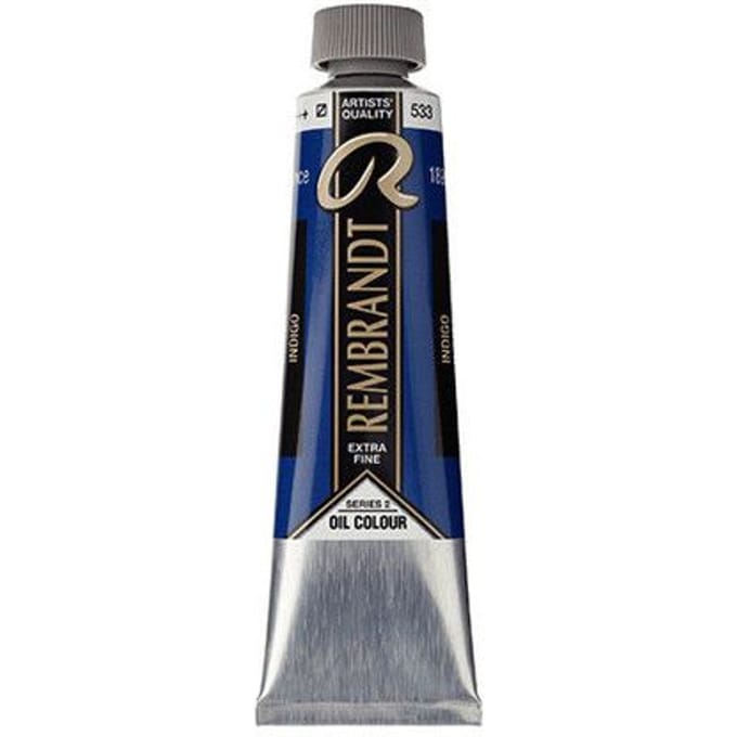 Olieverf - Indigo - 533 - Extrafijn - Rembrandt - Tube 40ml indigo