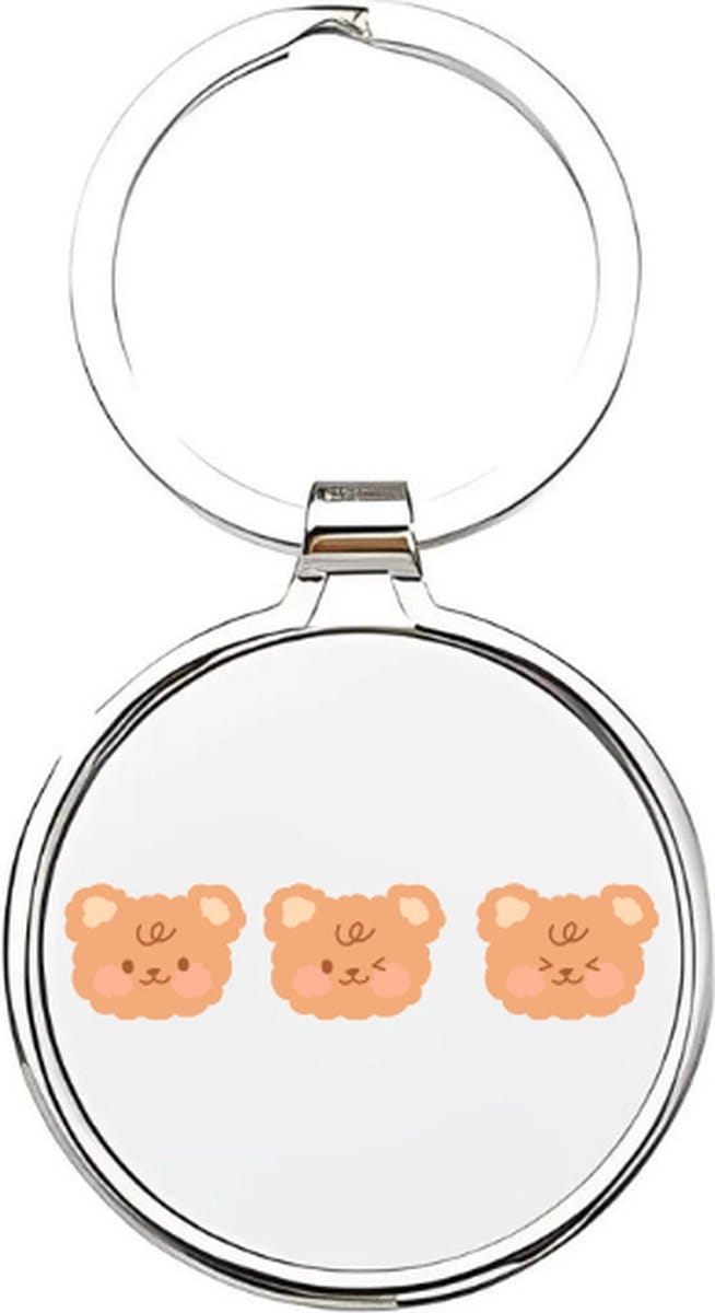Akyol - Beren Sleutelhanger - beer - dierenliefhebbers - Teddybeer - Teddy - Beertjes - dieren - 4 x 7,5 CM
