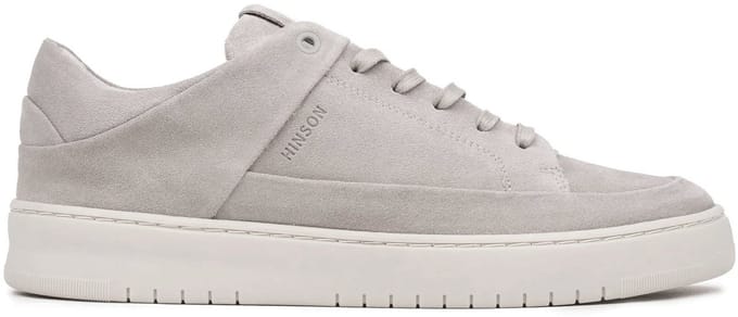 Hinson bennet P4 sneakers heren lichtgrijs suède