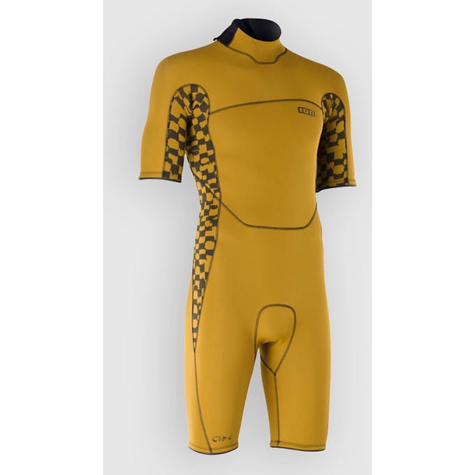 Ion Seek Core 2/2 Shorty Ss Back Zip Wetsuit geel