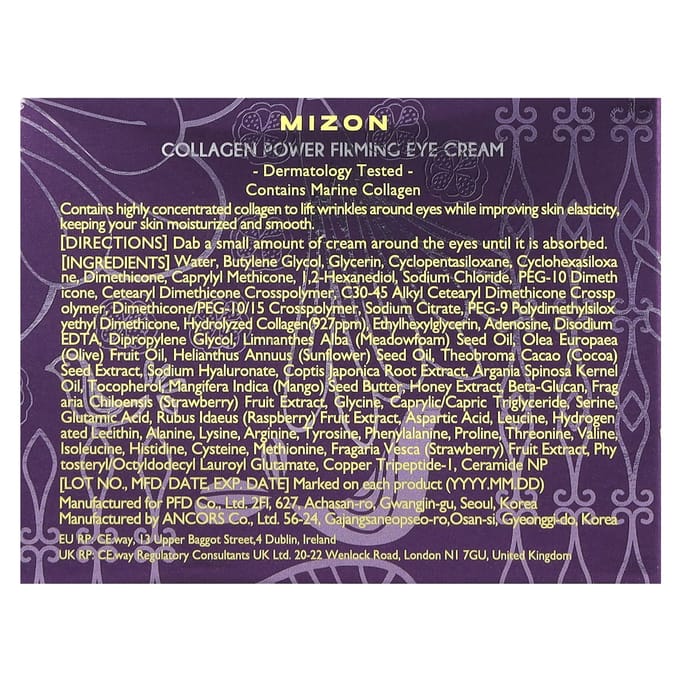 Mizon Collagen Power Firming Eye Cream 25 ml - Ujędrniający krem pod oczy z kolagenem