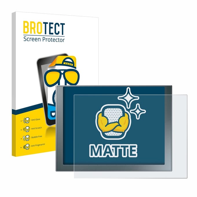 BROTECT - Screenprotector voor Siemens Simatic HMI KTP 1200 Basic - Folie Beschermfolie matte 2 Stuks