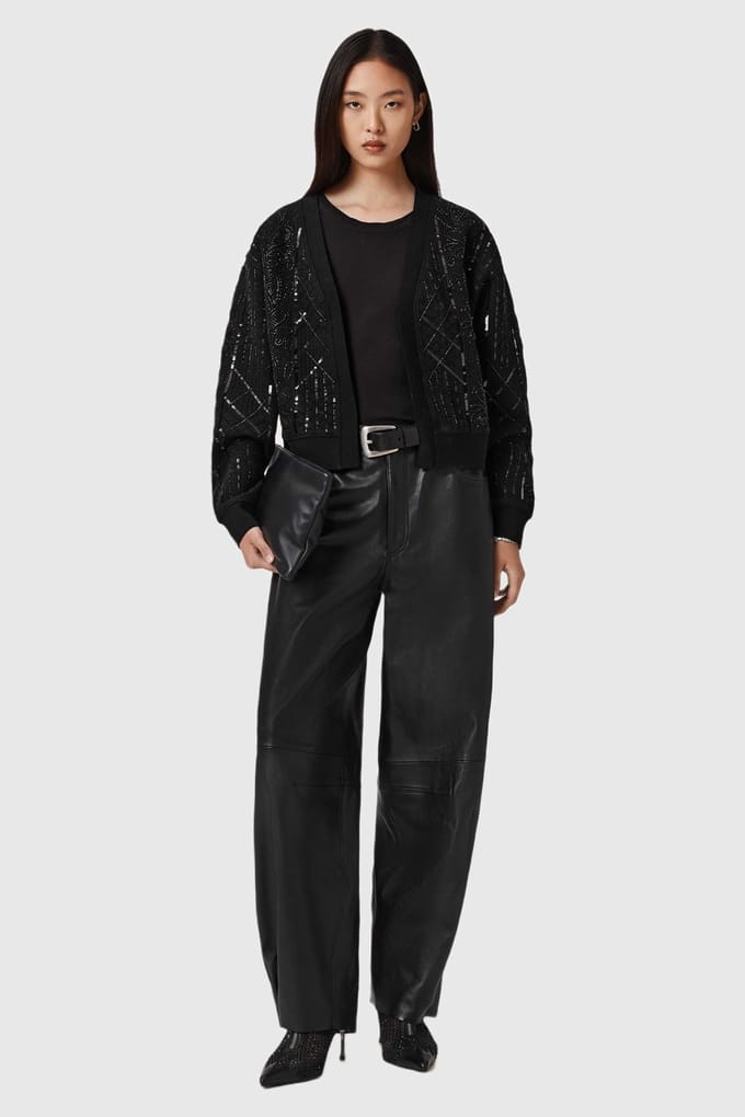 AllSaints Ava Clara Jacket Black Taglia: S | Giacche Outlet | Donna | Nero