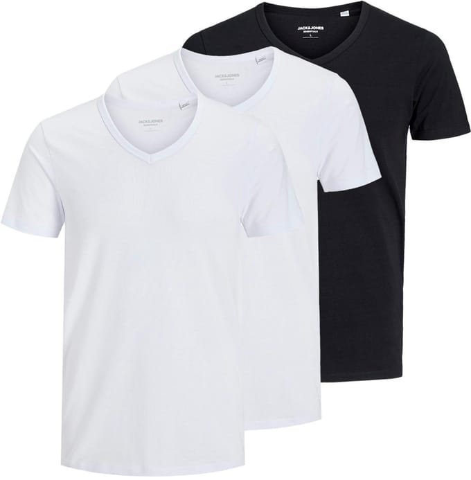 Jack & Jones Heren t-shirt 3 pack Essentials