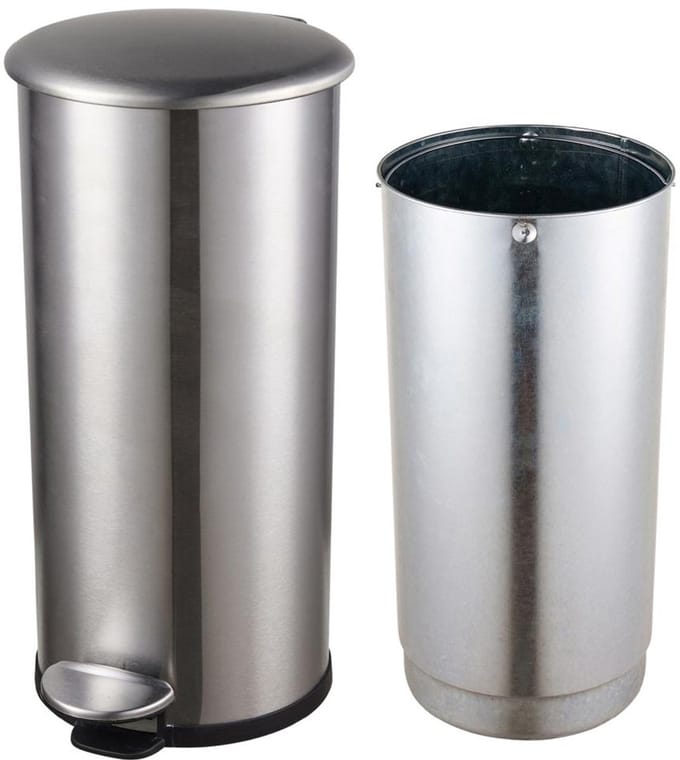 Helit pedaalemmer the zinc 12 liter wit