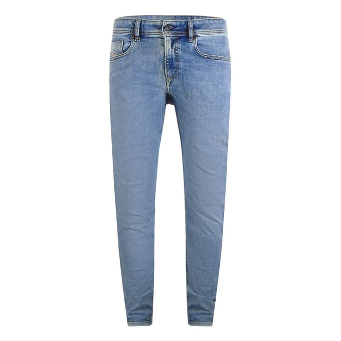 Diesel Heren 1979 Sleeker-R Denim Jeans (Lichtblauw)