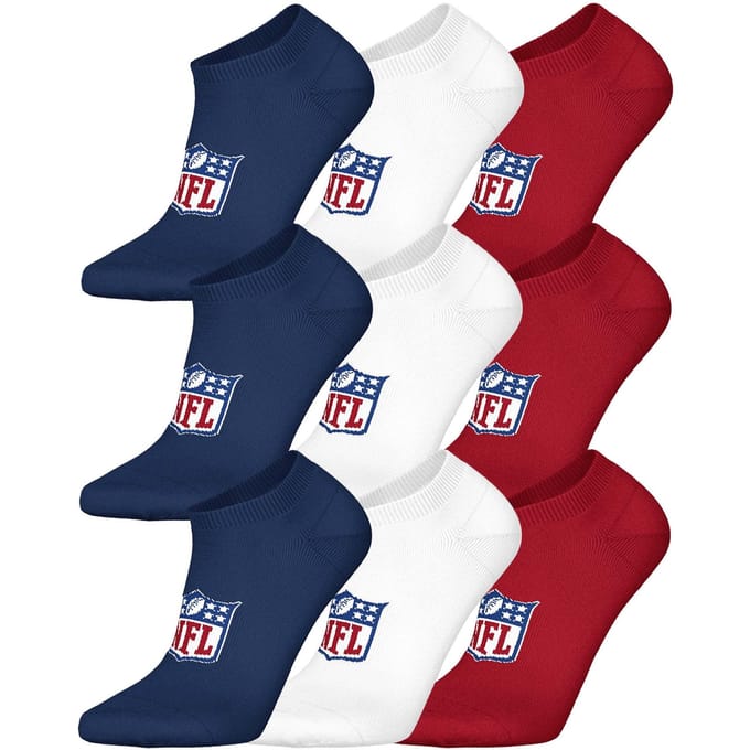 NFL Sokken NFL SHIELD 9Pack Sneaker Socks 9-pak