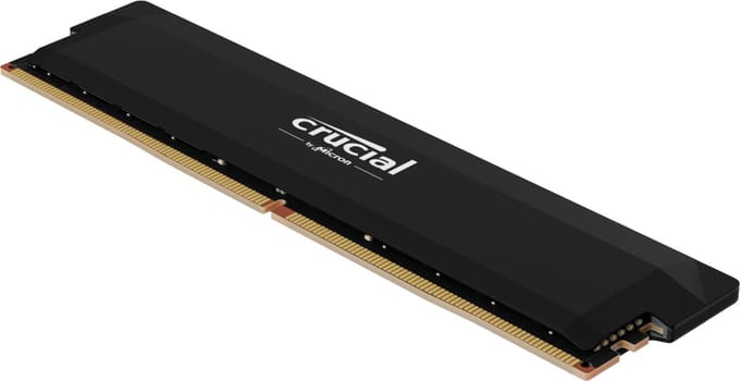 Crucial PRO Overclocking DDR5-6000 - 16GB - CL36 - Single Channel (1 pcs) - AMD EXPO & Intel XMP - Zwart