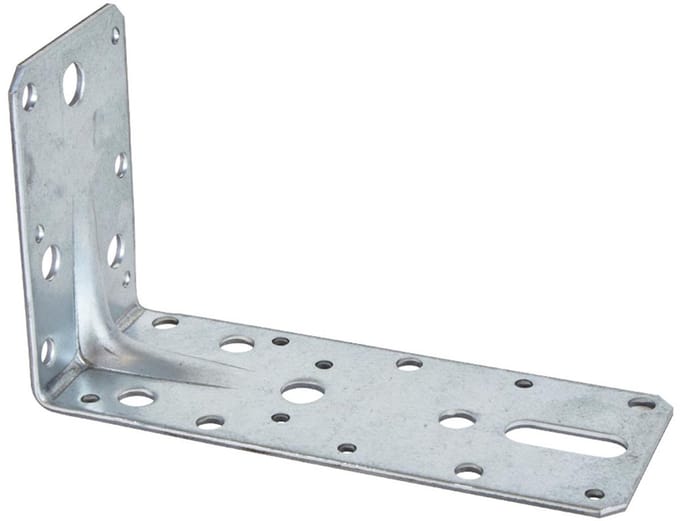 Hoekanker Ril - 150 x 90 x 60 x 2.5 mm - Verzinkt