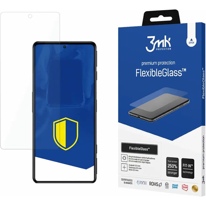 Hybride glas 3MK Xiaomi POCO F4 GT/Redmi K50 GE - FlexibleGlass™