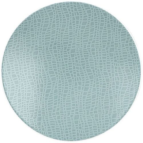 (6 stuks) SELTMANN WEIDEN Coup bord - plat - Ø 215mm - Turquoise Blauw