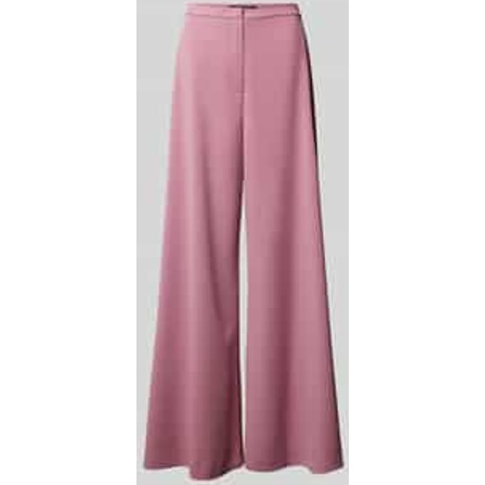 Wide leg stoffen broek met verborgen sluiting