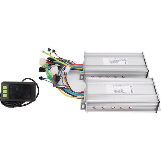 36V 48V 1000W Dubbele Aandrijfmotor Borstelloze Controller LCD-Display Kleurenscherm Kit voor Elektrische white