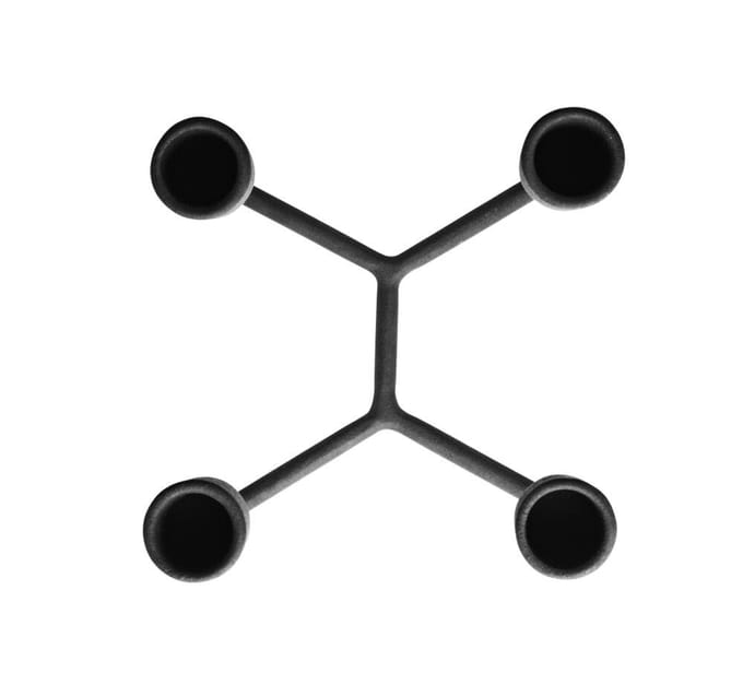 Normann Copenhagen Heima - Kandelaar - Zwart Gietijzer