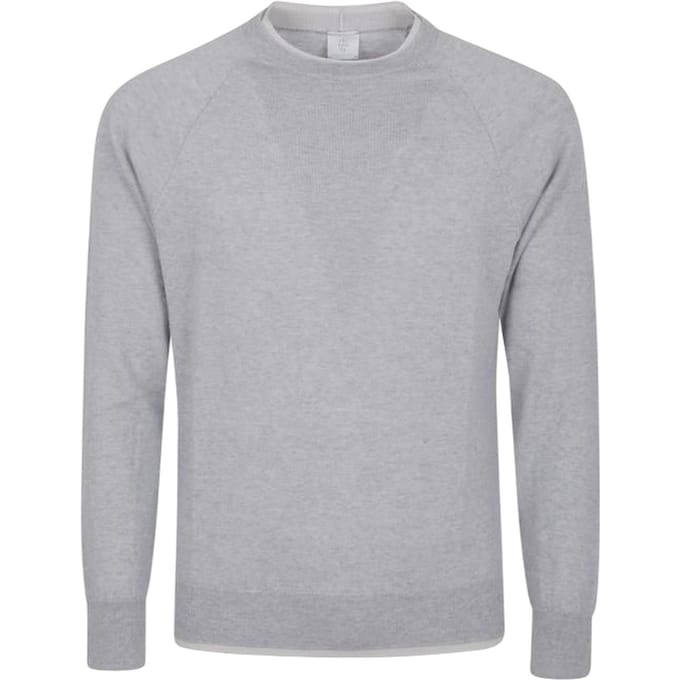 shirts man Eleventy - Crewneck breien - grijs