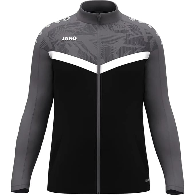 Jako Iconic Polyestervest Heren - Zwart / Antraciet | Maat: M