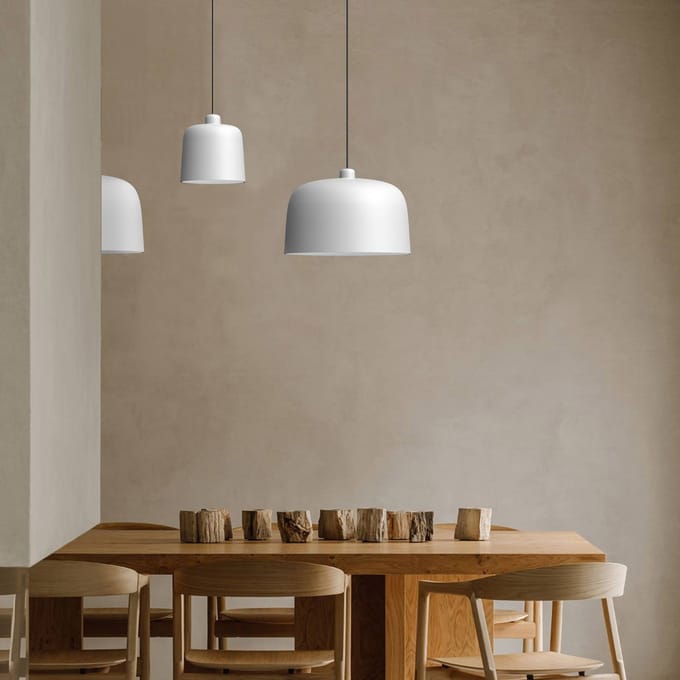 Luceplan Zile hanglamp wit mat, Ø 40 cm