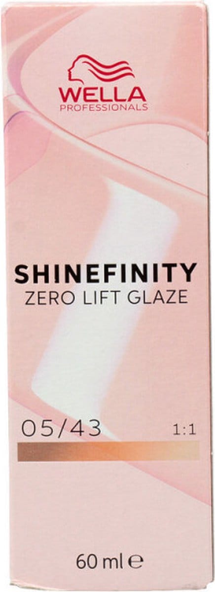 Permanente kleur Wella Shinefinity color Nº 05/43 60 ml (60 ml)