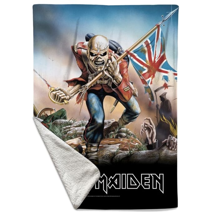 Iron Maiden Trooper Unisex Dekens - meerkleurig - Standard