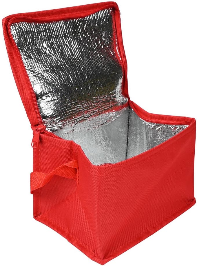 Benson Compacte koeltas - 4 liter - stijlvol rood - draagbaar en efficiënt