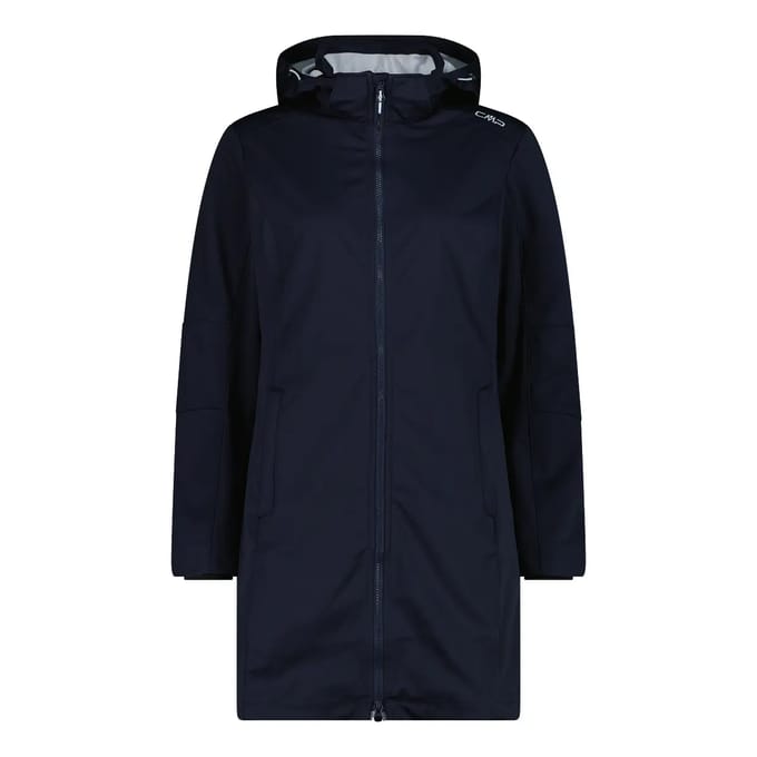 Lichte dames softshell parka met afneembare capuchon CMP