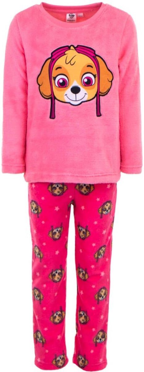 Kinderpyjama - PAW Patrol - Fleece - Roze - Maat 110/116